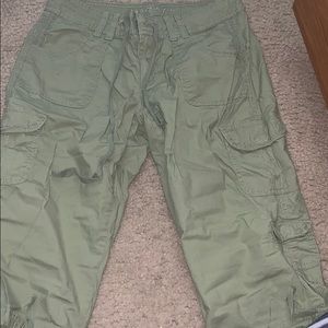 Olive Green Capri Pants